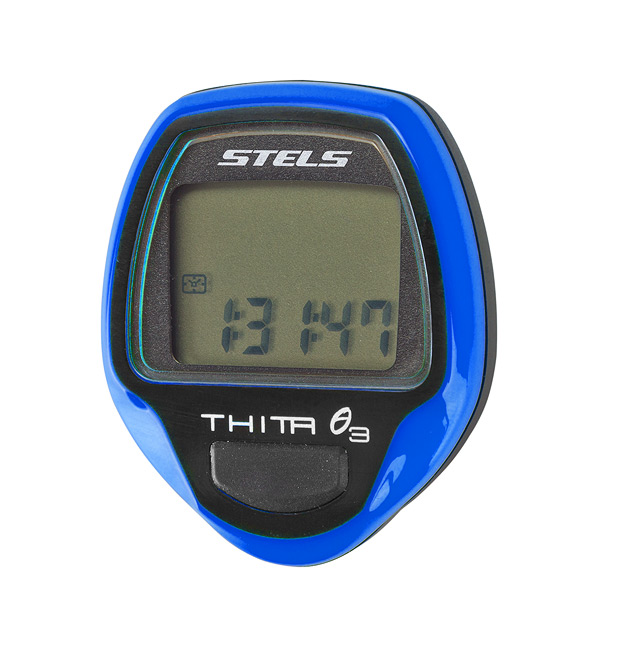 Велокомпьютер Thita-3 10 функций, синий 60038