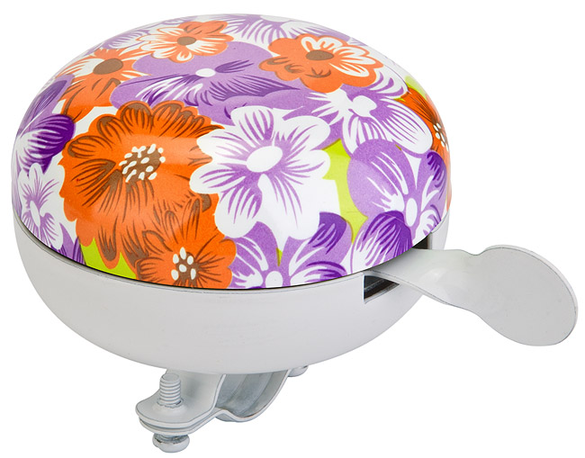 Звонок 57R-25 &quot;Цветы&quot; диам.80 мм алюминий/сталь 210157