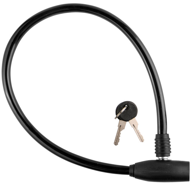 Трос-замок 86109, 10х650 мм чёрный