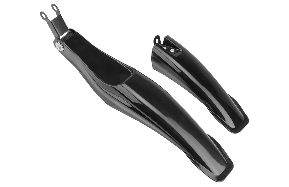 Крылья 24&quot; XH-B111 пластиковые чёрные, комплект в инд. упаковке