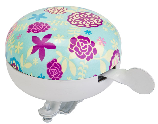 Звонок 57R-23 &quot;Цветы&quot; диам.80 мм алюминий/сталь 210156