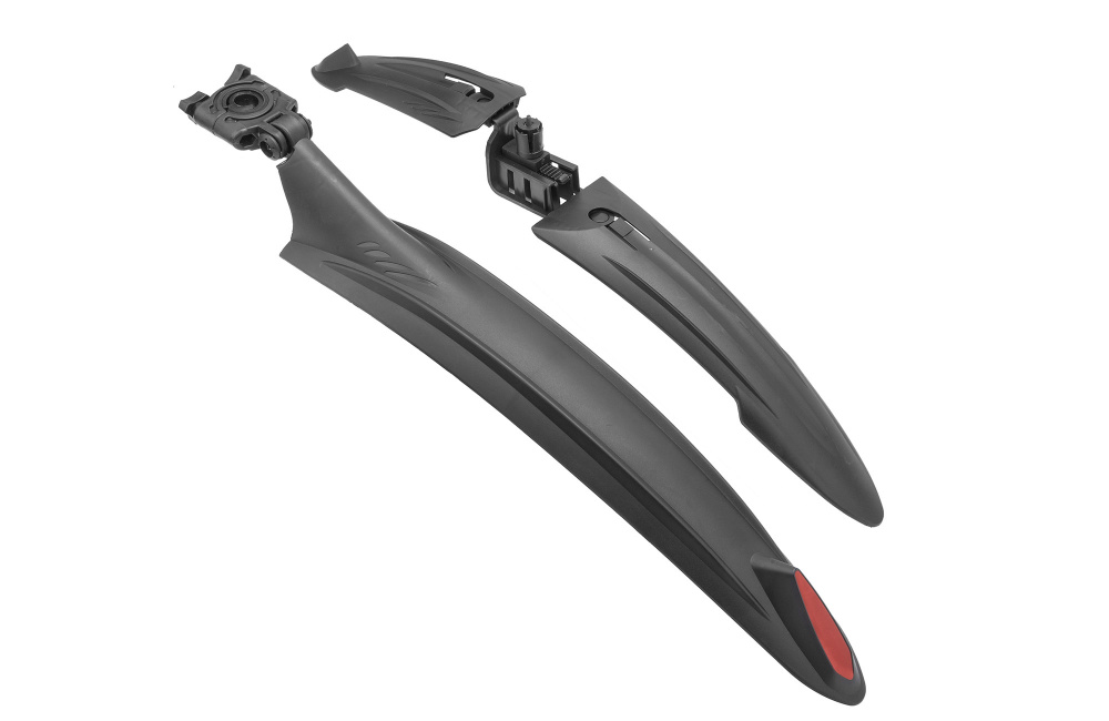 Крылья 24&quot;-26&quot; XGNB-067, фэт-байк, пластиковые, чёрные, комплект 610247