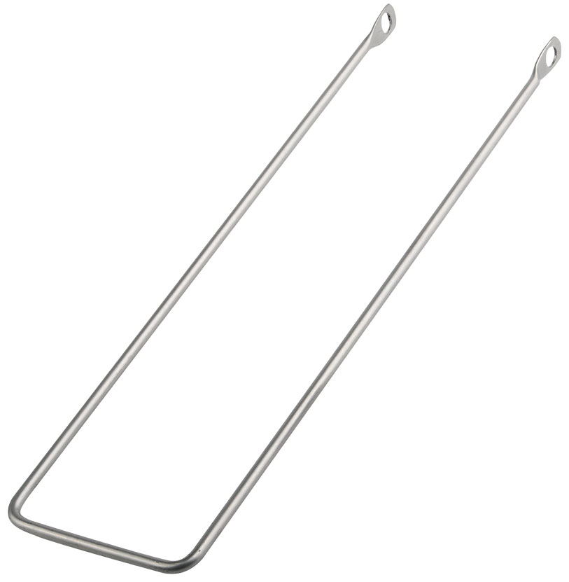 Подпорка для велокорзины 28&quot;, стальная хромированная