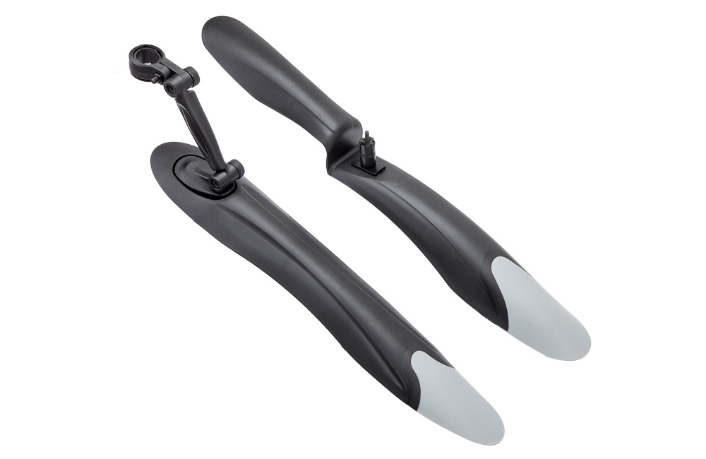 Комплект крыльев 24&quot;-26&quot; XGNB-057, пластик, полуфэт, чёрно-серые 610243