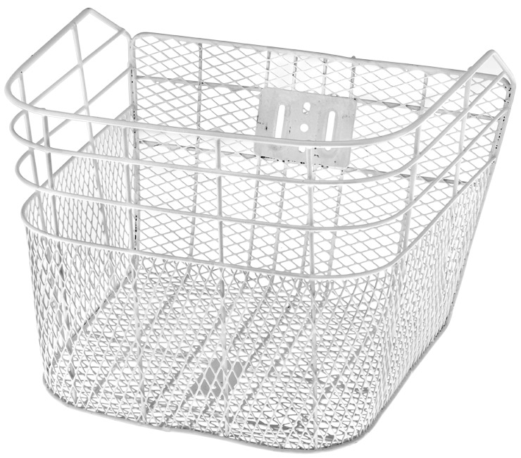Велокорзина передняя JL-027 белая для 28&quot; 270045