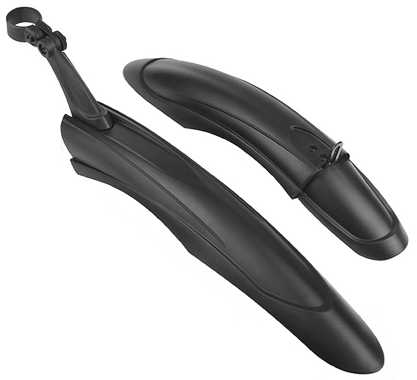 Крылья 24&quot;-26&quot; XH-B153 пластиковые чёрные, комплект в инд. упаковке 610154