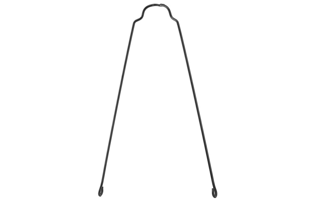 Подпорка крыла фигурная 20&quot; 257мм. стальная чёрная