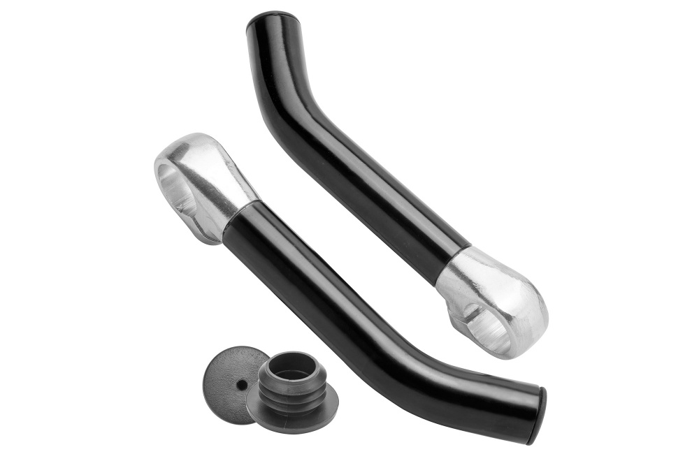 Рога на руль BLF-C2 алюминиевые черные 440043