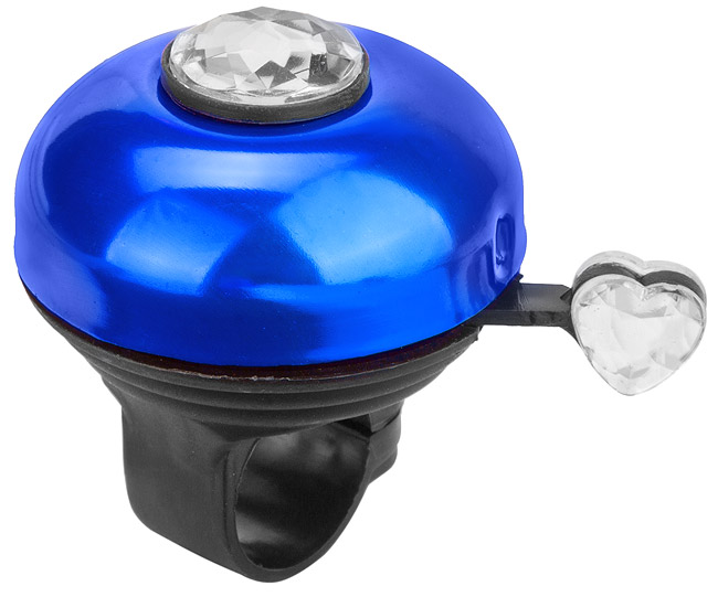 Звонок 43AZ-09 алюминий/пластик, чёрно-синий 210114