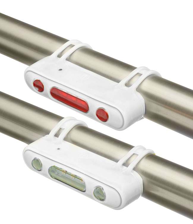 Фонари габаритные JY-7013, передний с 5 белыми светодиодами задний с 5 красными 