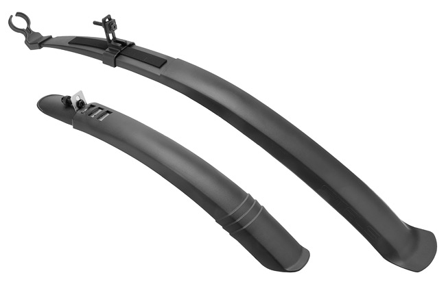 Комплект крыльев 24&quot;-26&quot; XH-B103 пластик чёрн., крепл. для подсед. труб 31,8-34,