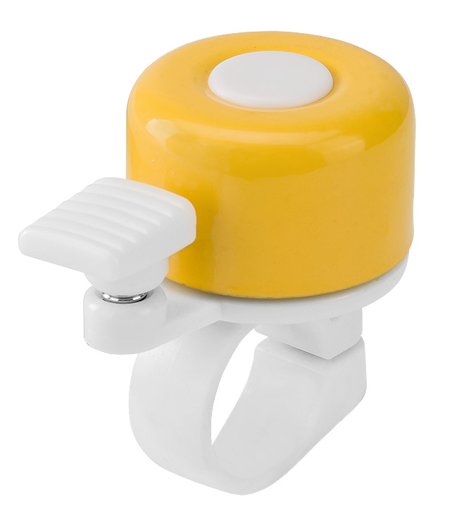 Звонок 11P-05 сталь/пластик, бело-желтый 210219