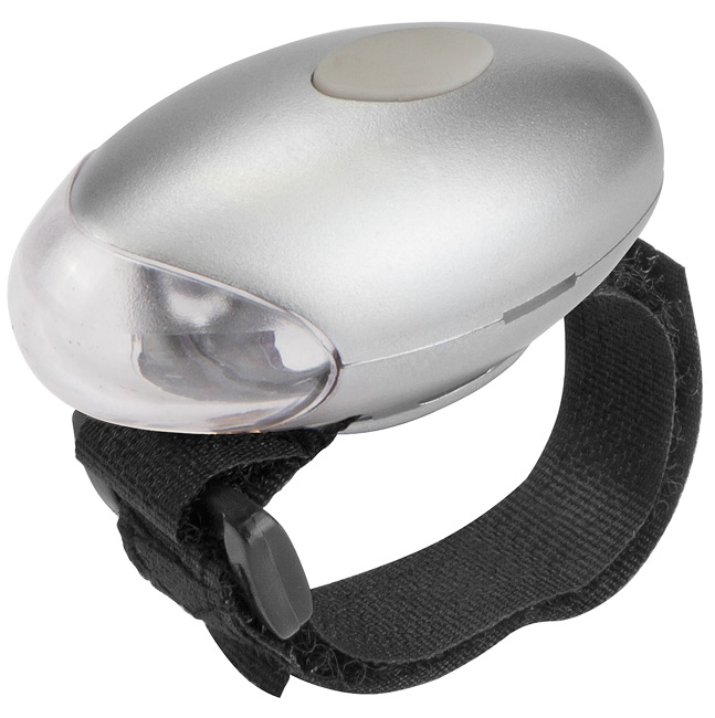 Фонарь передний JY-269F 2 светодиода 2 режима серебристый 560075