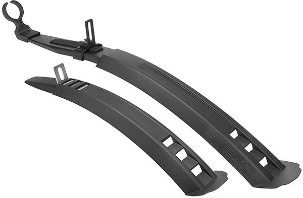 Комплект крыльев 24&quot;-26&quot; XH-B171 пластиковые чёрные в инд. упаковке 610159