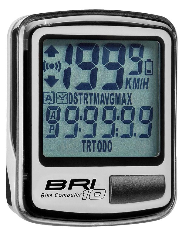 Велокомпьютер BRI-10 10 функций, серый 60048