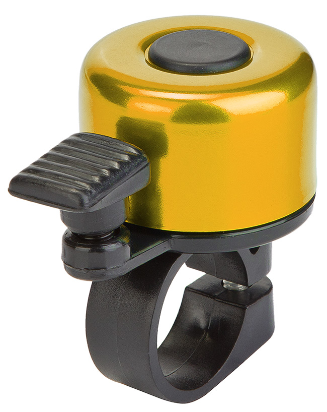 Звонок 11A-02 алюминий/пластик, чёрно-золотой 210216