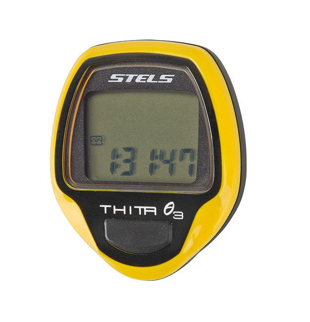 Велокомпьютер Thita-3 10 функций, жёлтый 60039