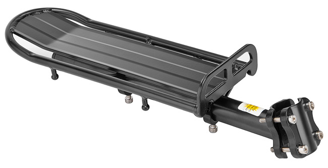 Багажник 20&quot;-28&quot; BLF-H12 консольный регулируемый алюминиевый чёрный 10047