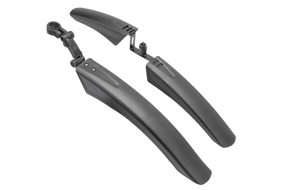 Комплект крыльев 24&quot;-26&quot; XGNB-060, пластик, полуфэт, чёрные 610244