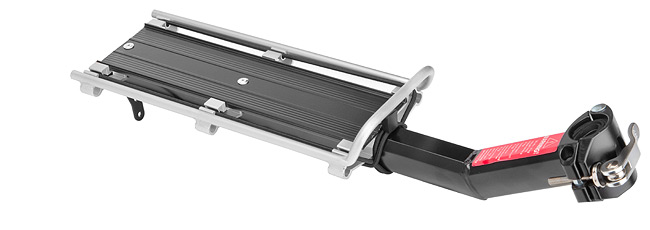 Багажник 20&quot;-28&quot; BLF-H11 консольный быстросъёмный алюмин. чёрно-серебристый 10046