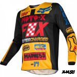 Мотоджерси Fox 180 Czar Jersey Black/Yellow