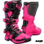 Мотоботы детские Fox Comp 5 Kids Boot Black/Pink