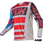 Мотоджерси Fox 180 Falcon Jersey Grey/Red