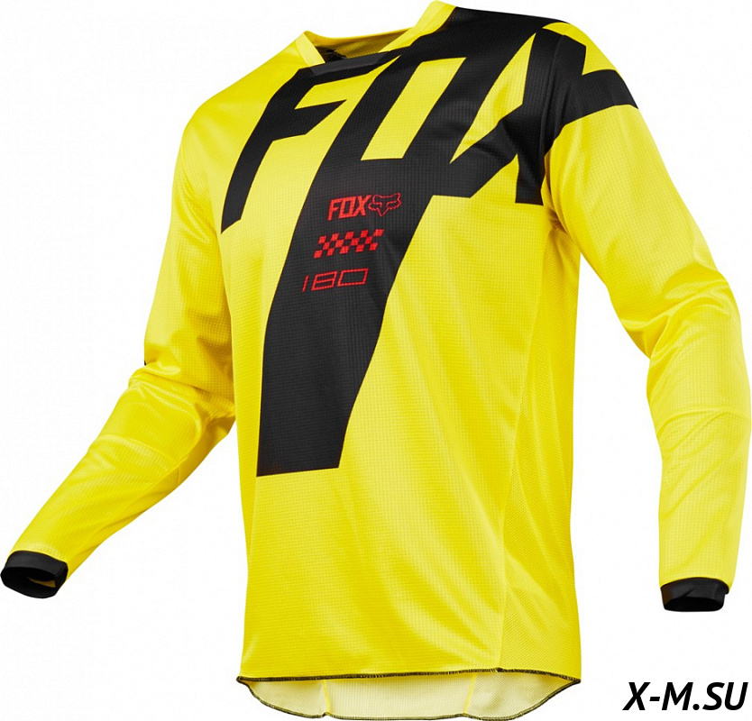 Мотоджерси Fox 180 Mastar Jersey Yellow Мотоджерси Fox 180 Mastar Jersey Yellow
