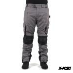 Мотоштаны мужские INFLAME TRAVELER, цвет черно-серый