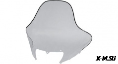 Стекло ветровое для снегохода Yamaha Viking Professional (высота 57см, толщина 2мм, ПЭТг)