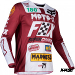 Мотоджерси Fox 180 Czar Jersey Cardinal