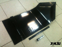 Защита днища (третья лыжа) снегохода IRBIS T150 (сталь 3мм) с установкой