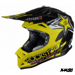 Шлем детский (кроссовый) JUST1 J32 YOUTH ROCKSTAR желтый/черный/белый матовый