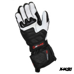 Перчатки (спорт) мужские INFLAME GRENADER, кожа, цвет черно-белый