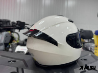 Шлем интеграл HETOSHI XD1-90 цв. Белый глянцевый  р. XXXL 