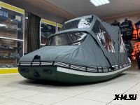 Ходовой комб. (носовой+основной) тент MISHIMO 430 LITE/PRO/LITE DF тем.серый (7)