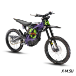 Электромотоцикл WHITE SIBERIA SUR-RON X Light bee 6000W 60V40AH (фиолетовый)