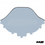 Стекло ветровое для снегохода Рысь 119 (переходная модель) (высота 77см, толщина 2мм, МПК)