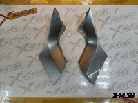 Комплект боковой средней верхней облицовки (бака, правый+левый) на МаксиСкутер PROMAX-HONDA ADV