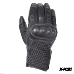 Перчатки (дорожные) мужские INFLAME RECKRUIT, кожа+сетка, цвет черный