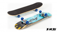 Скейтборд KROSTEK 31 клен кит. 9сл. WD31 #1