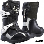 Мотоботы детские Fox Comp 5 Kids Boot Black/Silver