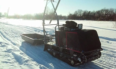 Мотобуксировщик ЮКОН 500 ЛОНГ 15 л.с.