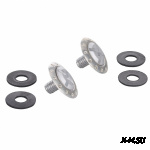 Болты крепежа козырька шлема 350 Kid screw kit BLACK BLACK