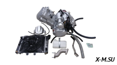 Двигатель 4+1 (Реверс) 1P74MMPRO (ВОДЯНОЕ ОХЛАЖДЕНИЕ) без радиатора ATV PROMAX 320 DOMINATOR 