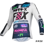 Мотоджерси Fox 180 Czar Jersey Light Grey
