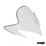 Стекло ветровое для снегохода Yamaha RX-1MTX 2009 увеличенное (высота 53см, толщина 3мм, ПЭТг)