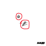 Болты и гайки впускного коллектора PH10  PH10F555