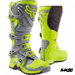Мотоботы Fox Comp 5 Youth Boot Yellow/Grey