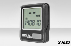 Велокомпьютер BRI-11W беспроводной, 11 функций, серебристый 60032